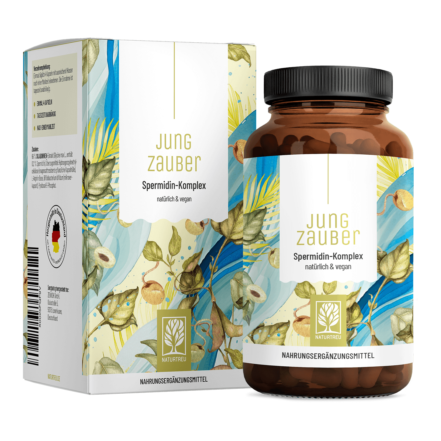 NATURTREU Jungzauber Spermidin-Komplex, 120 Kapseln — Produktfoto des Anbieters
